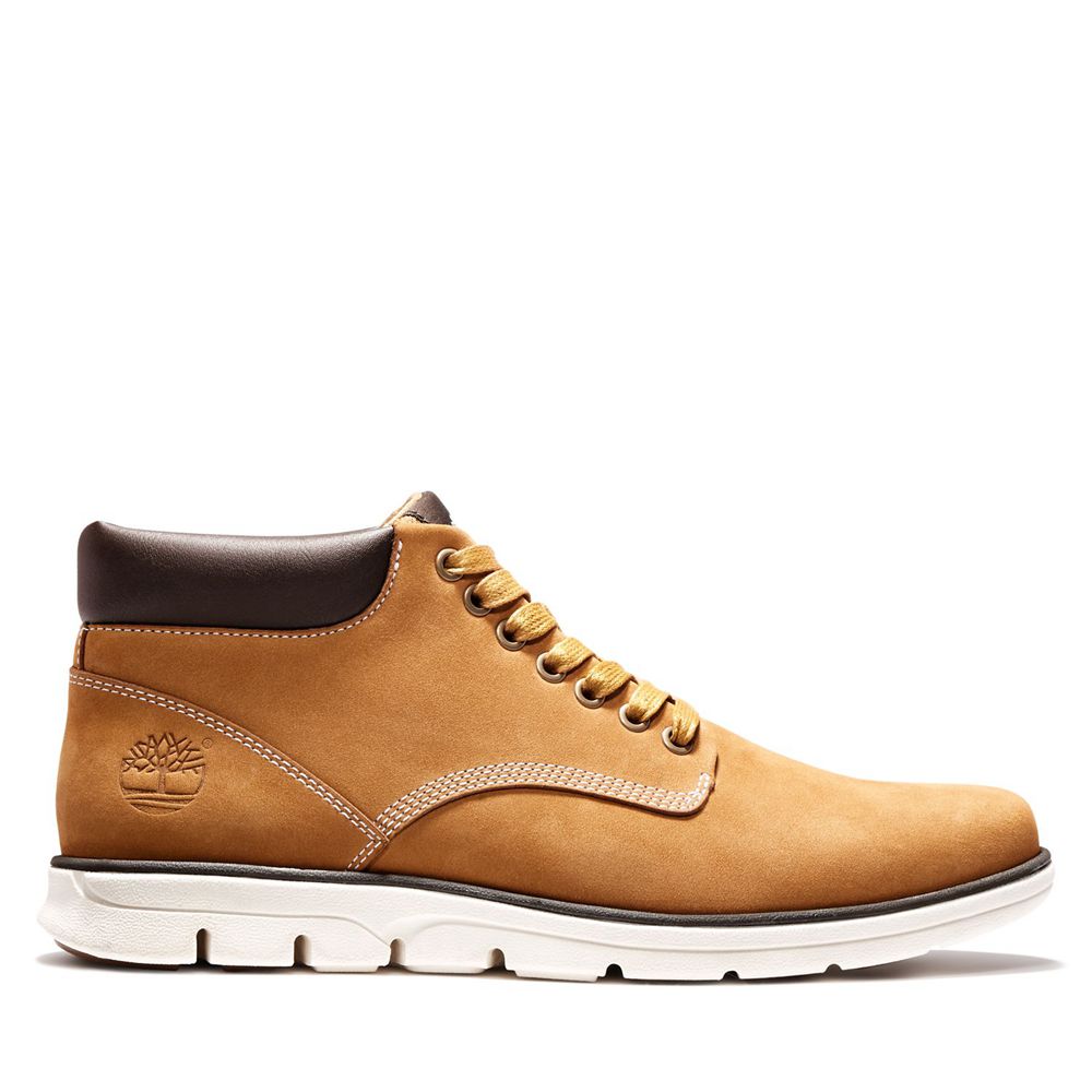 Timberland Chukka Μποτακια Ανδρικα Καφε - Bradstreet Δερματινα Sneaker - Greece 1943576-RE